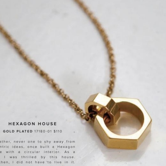 India Hicks Jewelry - NEW India Hicks Hexagon House Pendant Necklace